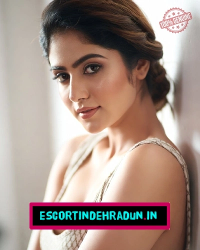 Dehradun Model escorts with braided hair in beige lace top – genuine portrait
